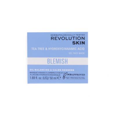 Revolution Skincare Blemish Tea Tree &amp; Hydroxycinnamic Acid Face Mask Mască de față pentru femei 50 ml