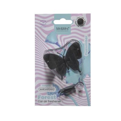 Mr&amp;Mrs Fragrance Forest Butterfly Black Parfumuri de mașină 1 buc