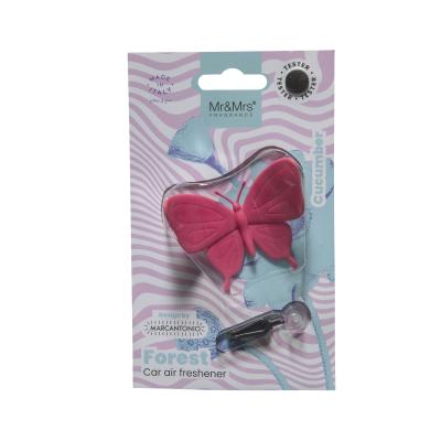 Mr&amp;Mrs Fragrance Forest Butterfly Pink Parfumuri de mașină 1 buc