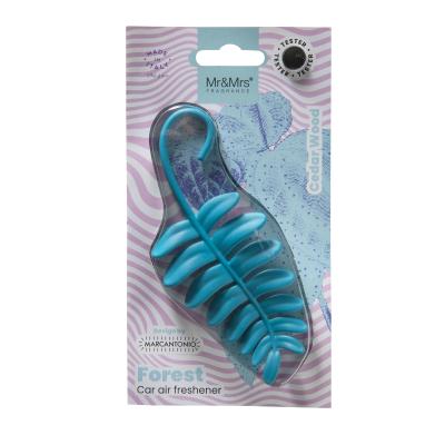 Mr&amp;Mrs Fragrance Forest Fern Tile Blue Parfumuri de mașină 1 buc