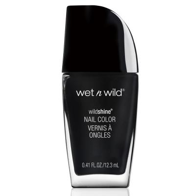 Wet n Wild Wildshine Lac de unghii pentru femei 12,3 ml Nuanţă E485D Black Creme