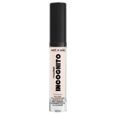 Wet n Wild MegaLast Incognito All-Day Full Coverage Concealer Anticearcăn pentru femei 5,5 ml Nuanţă Fair Beige