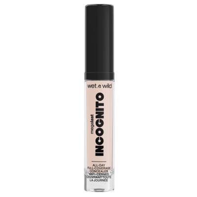 Wet n Wild MegaLast Incognito All-Day Full Coverage Concealer Anticearcăn pentru femei 5,5 ml Nuanţă Light Beige