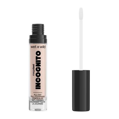 Wet n Wild MegaLast Incognito All-Day Full Coverage Concealer Anticearcăn pentru femei 5,5 ml Nuanţă Light Beige