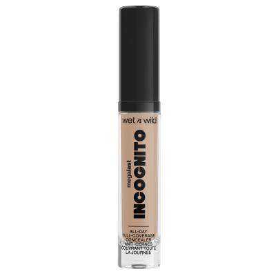 Wet n Wild MegaLast Incognito All-Day Full Coverage Concealer Anticearcăn pentru femei 5,5 ml Nuanţă Light Honey