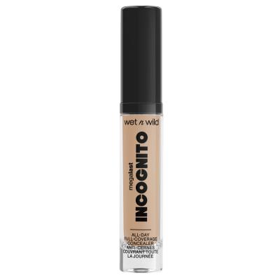 Wet n Wild MegaLast Incognito All-Day Full Coverage Concealer Anticearcăn pentru femei 5,5 ml Nuanţă Medium Neutral