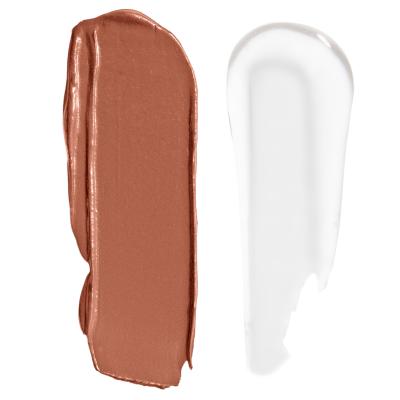 Wet n Wild MegaLast Lock &#039;N&#039; Shine Lip Color + Gloss Ruj de buze pentru femei 4 ml Nuanţă Lotus Petal