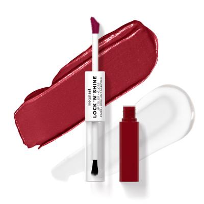 Wet n Wild MegaLast Lock &#039;N&#039; Shine Lip Color + Gloss Ruj de buze pentru femei 4 ml Nuanţă Big Pout Energy