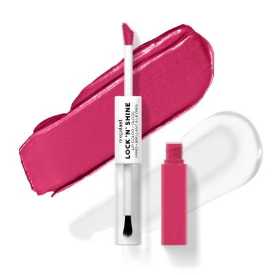 Wet n Wild MegaLast Lock &#039;N&#039; Shine Lip Color + Gloss Ruj de buze pentru femei 4 ml Nuanţă Irresistible