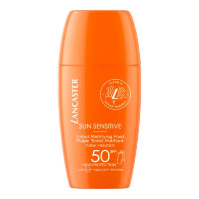 Lancaster Sun Sensitive Tinted Mattifying Fluid SPF50 Pentru ten pentru femei 30 ml