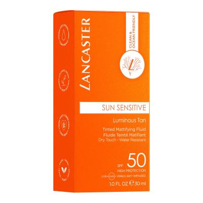 Lancaster Sun Sensitive Tinted Mattifying Fluid SPF50 Pentru ten pentru femei 30 ml