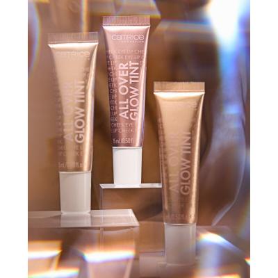 Catrice All Over Glow Tint Iluminator pentru femei 15 ml Nuanţă 010 Beaming Diamond