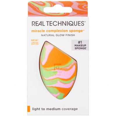 Real Techniques Miracle Complexion Sponge Orange Swirl Limited Edition Aplicatoare pentru femei 1 buc