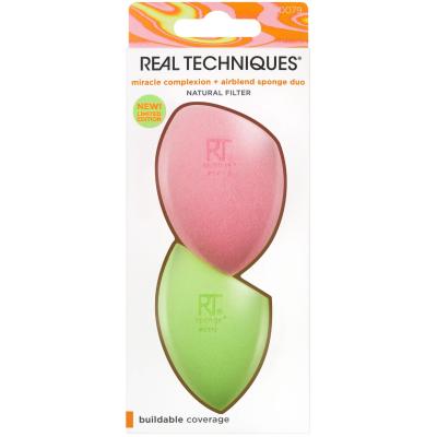 Real Techniques Miracle Complexion Sponge Duo Aplicatoare pentru femei Set