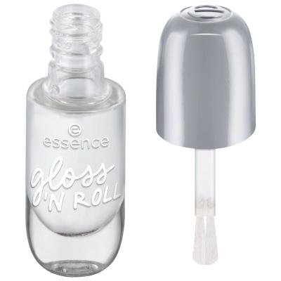 Essence Gel Nail Colour Lac de unghii pentru femei 8 ml Nuanţă 01 Gloss ´N Roll