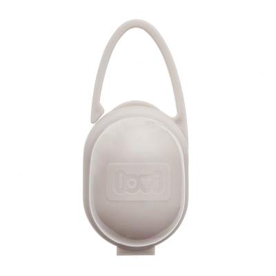 LOVI Soother Container Beige Cutie pentru suzetă pentru copii 1 buc