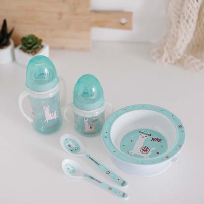 Canpol babies Exotic Animals Melamine Spoons 9m+ Turquoise Veselă pentru copii 2 buc