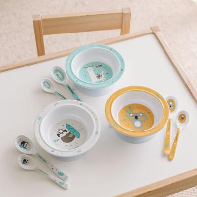 Canpol babies Exotic Animals Melamine Spoons 9m+ Turquoise Veselă pentru copii 2 buc