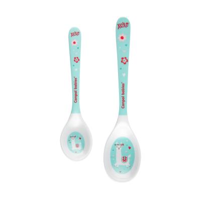 Canpol babies Exotic Animals Melamine Spoons 9m+ Turquoise Veselă pentru copii 2 buc