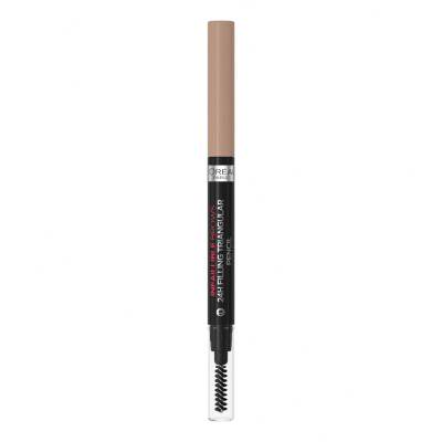 L&#039;Oréal Paris Infaillible Brows 24H Filling Triangular Pencil Creion pentru femei 1 ml Nuanţă 06 Dark Blonde