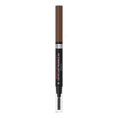 L&#039;Oréal Paris Infaillible Brows 24H Filling Triangular Pencil Creion pentru femei 1 ml Nuanţă 05 Brunette