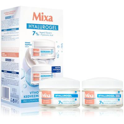 Mixa Hyalurogel Set cadou Cremă de zi Hyalurogel Light 50 ml + cremă de noapte Hyalurogel Night 50 ml