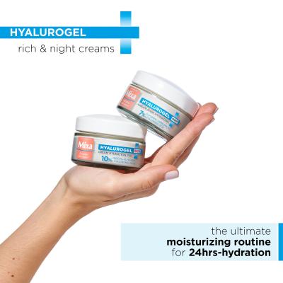 Mixa Hyalurogel Set cadou Cremă de zi Hyalurogel Light 50 ml + cremă de noapte Hyalurogel Night 50 ml