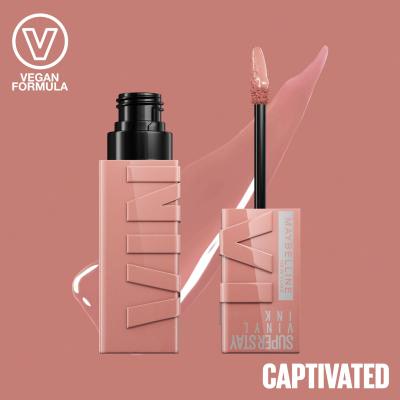 Maybelline Superstay Vinyl Ink Liquid Ruj de buze pentru femei 4,2 ml Nuanţă 95 Captivated