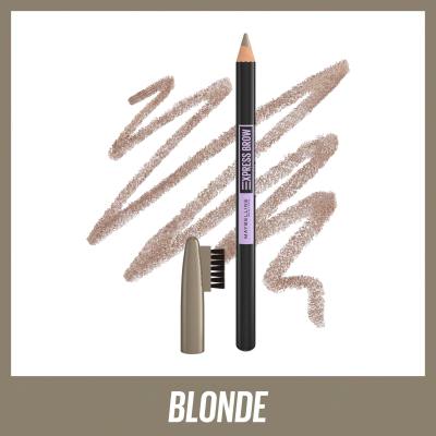 Maybelline Express Brow Shaping Pencil Creion pentru femei 4,3 g Nuanţă 02 Blonde