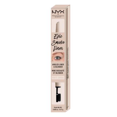 NYX Professional Makeup Epic Smoke Liner Creion de ochi pentru femei 0,17 g Nuanţă 01 White Smoke