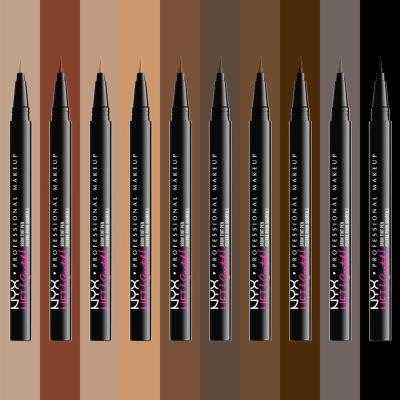 NYX Professional Makeup Lift &amp; Snatch! Creion pentru femei 1 ml Nuanţă 10 Black