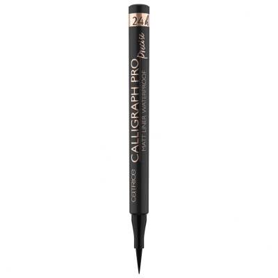 Catrice Calligraph Pro Presice Matt Liner Waterproof Tuș de ochi pentru femei 1,2 ml Nuanţă 010 Intense Black