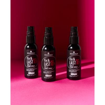 Essence Fix &amp; Last 18H Fixing Spray Spray fixator pentru femei 50 ml