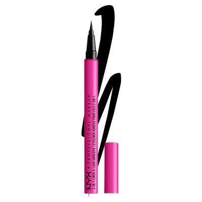 NYX Professional Makeup Jumbo Lash! 2in1 Liner &amp; Lash Adhesive Tuș de ochi pentru femei 1 ml Nuanţă 01 Black