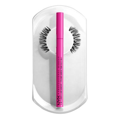 NYX Professional Makeup Jumbo Lash! Longwear False Lash System Fringe Glam Kit Gene false pentru femei 1 buc