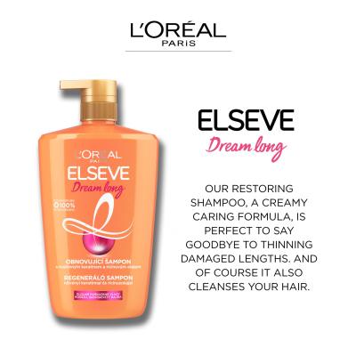 L&#039;Oréal Paris Elseve Dream Long Restoring Shampoo Șampon pentru femei 1000 ml