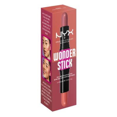 NYX Professional Makeup Wonder Stick Blush Fard de obraz pentru femei 8 g Nuanţă 02 Honey Orange And Rose