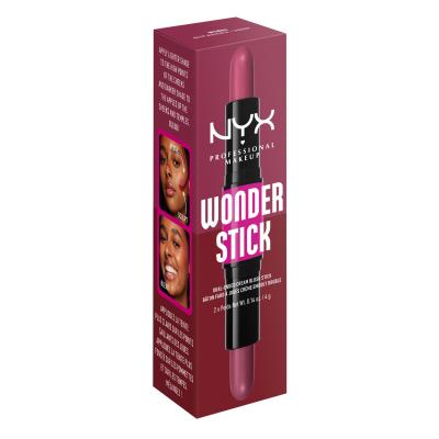 NYX Professional Makeup Wonder Stick Blush Fard de obraz pentru femei 8 g Nuanţă 04 Deep Magenta And Ginger