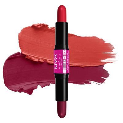 NYX Professional Makeup Wonder Stick Blush Fard de obraz pentru femei 8 g Nuanţă 05 Bright Amber And Fuchsia