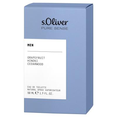 s.Oliver Pure Sense Apă de toaletă pentru bărbați 50 ml