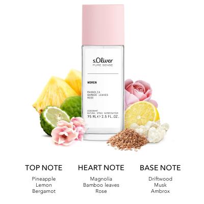 s.Oliver Pure Sense Deodorant pentru femei 75 ml