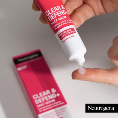 Neutrogena Clear &amp; Defend+ Daily Serum Ser facial 30 ml