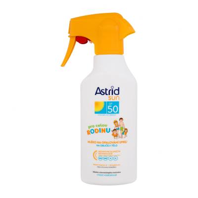 Astrid Sun Family Milk Spray SPF50 Pentru corp 270 ml