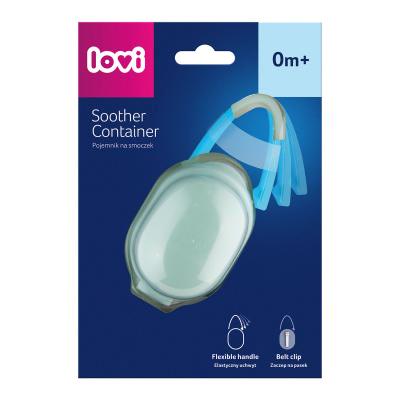 LOVI Soother Container Mint Cutie pentru suzetă pentru copii 1 buc