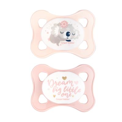 Canpol babies Sleepy Koala Mini Soother Pink 0-2m Suzete pentru copii 2 buc