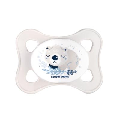 Canpol babies Sleepy Koala Mini Soother Grey 0-2m Suzete pentru copii 2 buc