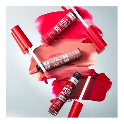 Rimmel London Lasting Mega Matte Liquid Lip Colour Ruj de buze pentru femei 7,4 ml Nuanţă Ruby Passion