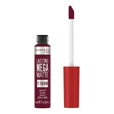 Rimmel London Lasting Mega Matte Liquid Lip Colour Ruj de buze pentru femei 7,4 ml Nuanţă Plum This Show