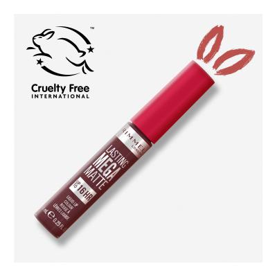 Rimmel London Lasting Mega Matte Liquid Lip Colour Ruj de buze pentru femei 7,4 ml Nuanţă Plum This Show