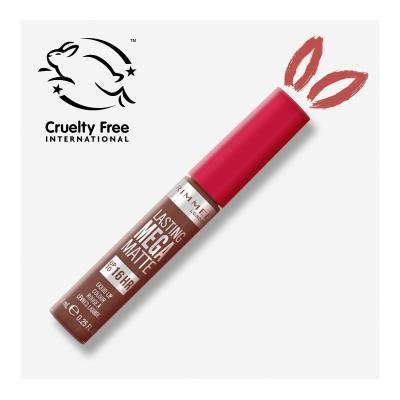 Rimmel London Lasting Mega Matte Liquid Lip Colour Ruj de buze pentru femei 7,4 ml Nuanţă Lovebite